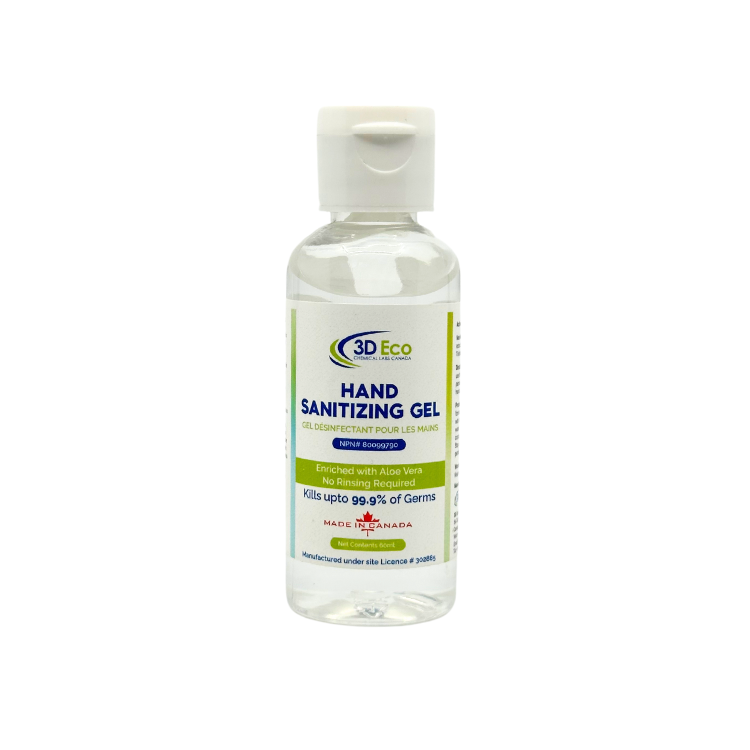 Curated visual reference: Fresh Look at 3D Eco Sanitizer Gel Flip Top 60Ml Made In Canada