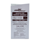 Side of 5 × 9-inch sterile abdominal pads box