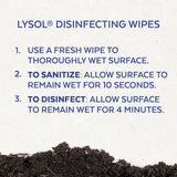 Lysol Disinfecting Wipes Flat Pack (100 Count)