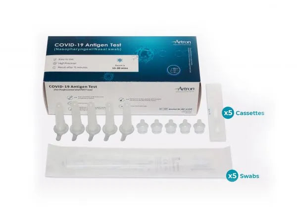 Artron COVID-19 Rapid Antigen Test Kit - 5 Pack