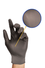 5mil TouchFlex Black Nitrile Disposable Gloves Powder Free