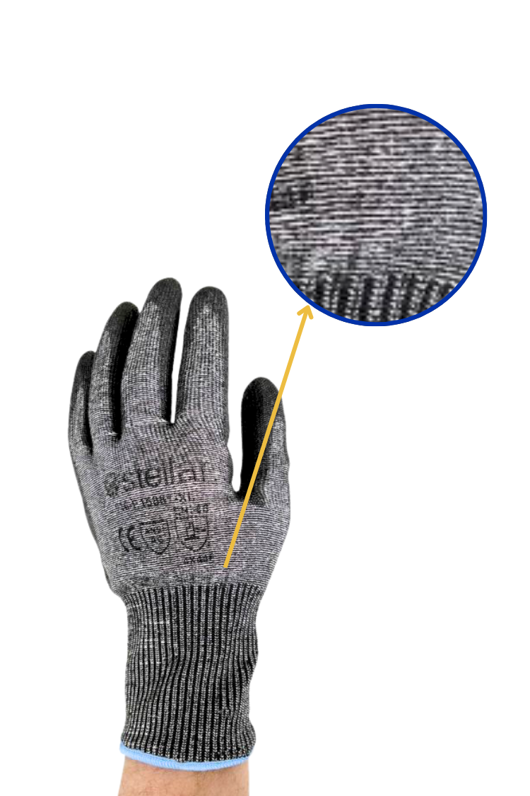 Cut Resistant PU Coated Gloves ANSI Level 6