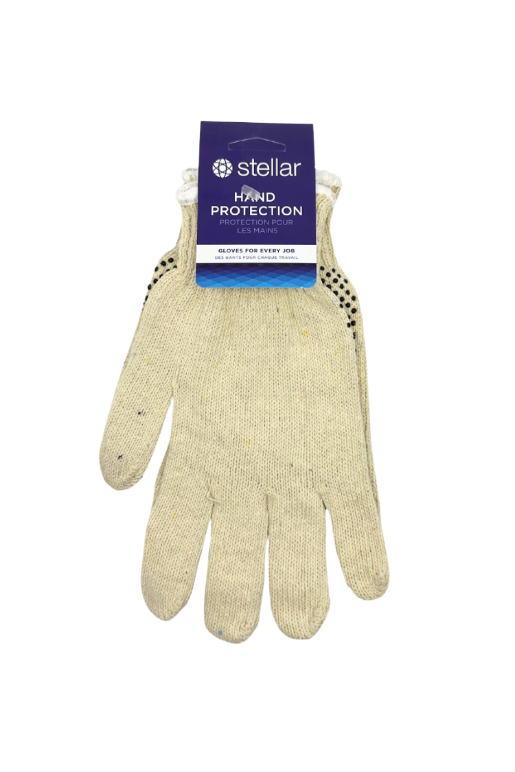 Knitted Gloves with PVC Dots RETAIL