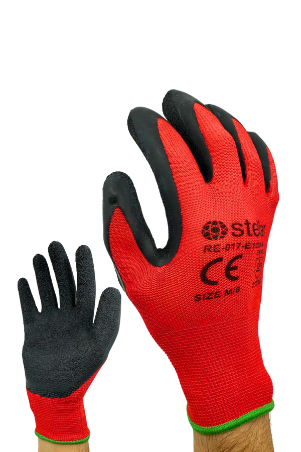 Latex Coated Crinkle Grip Gloves BULK