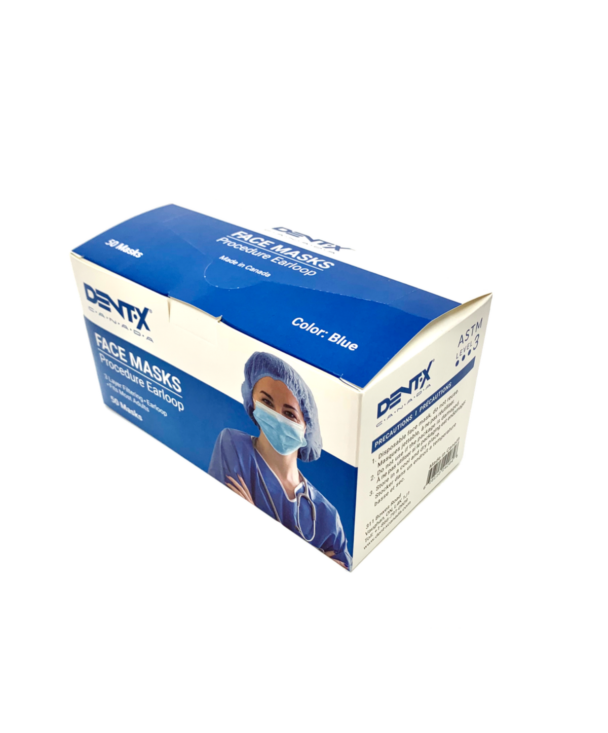 DENT-X 3 | PLY Surgical Mask Astm Level 3 | Box Of 50 – Smith