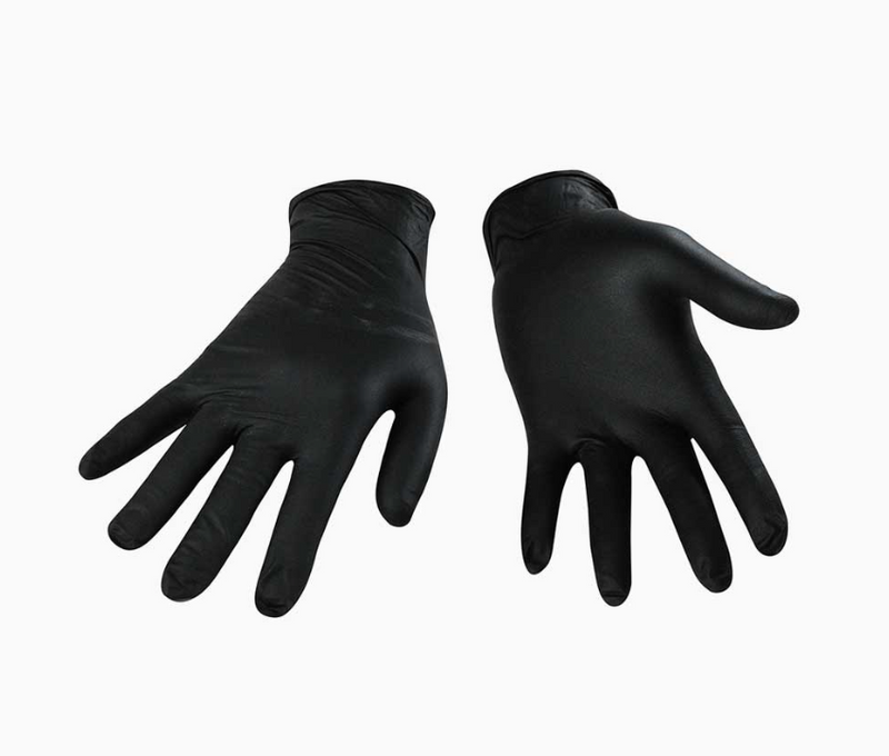 5 Mil Nitrile Gloves Box of 100 - Black and Blue
